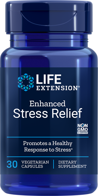
Enhanced Stress Relief, 30 vegetarian capsules