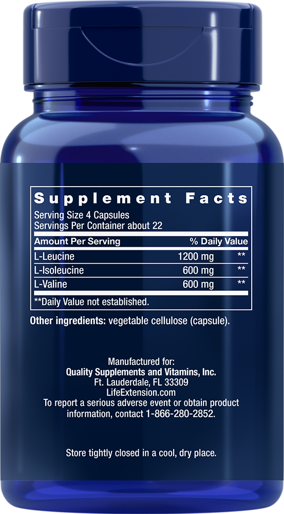 
Branched Chain Amino Acids, 90 capsules
