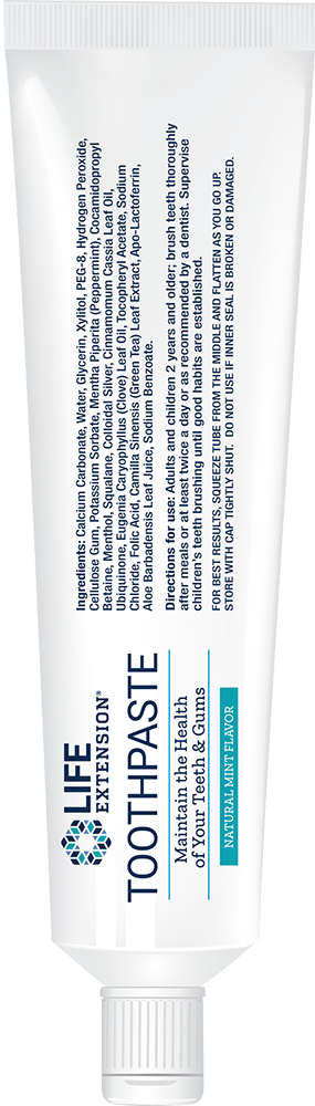 
Life Extension Toothpaste (Mint), 4 oz
