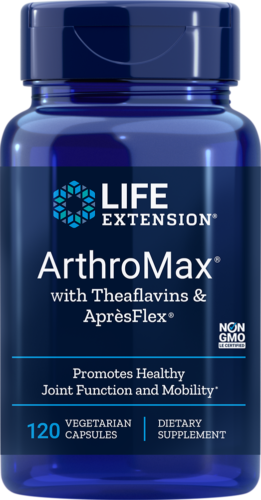 
ArthroMax® with Theaflavins & AprèsFlex®, 120 vegetarian capsules
