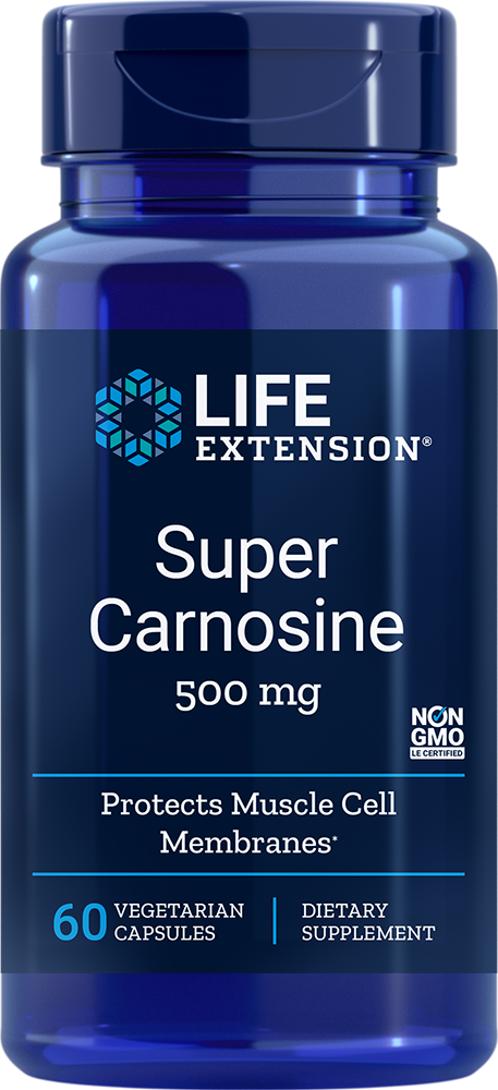 
Super Carnosine, 500 mg, 60 vegetarian capsules