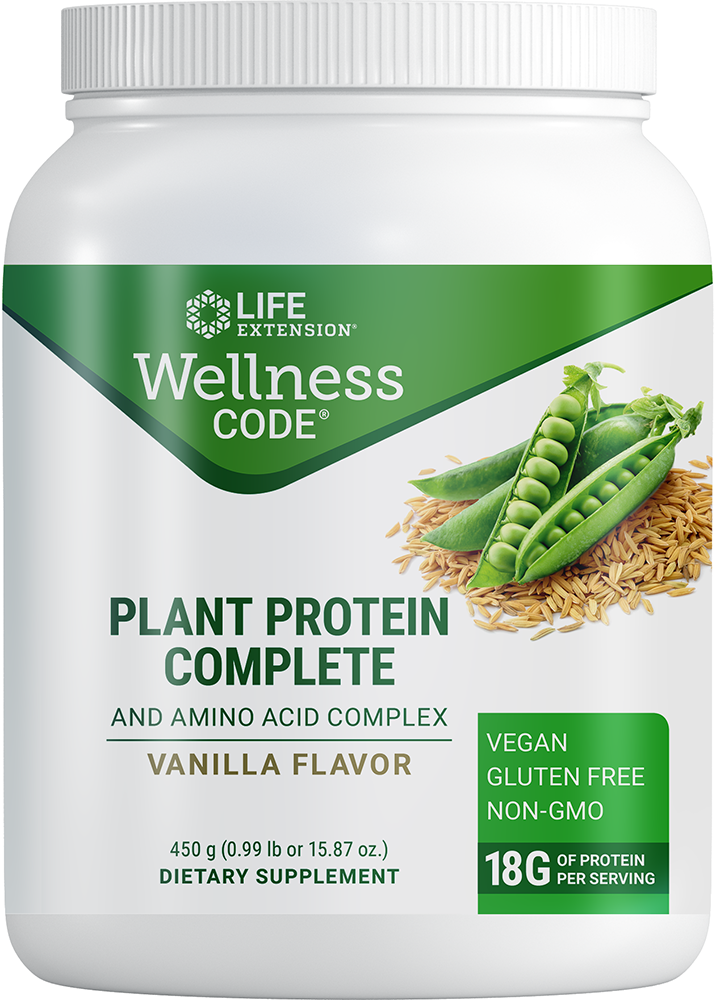
Wellness Code® Plant Protein Complete & Amino Acid Complex (Vanilla), 450 grams