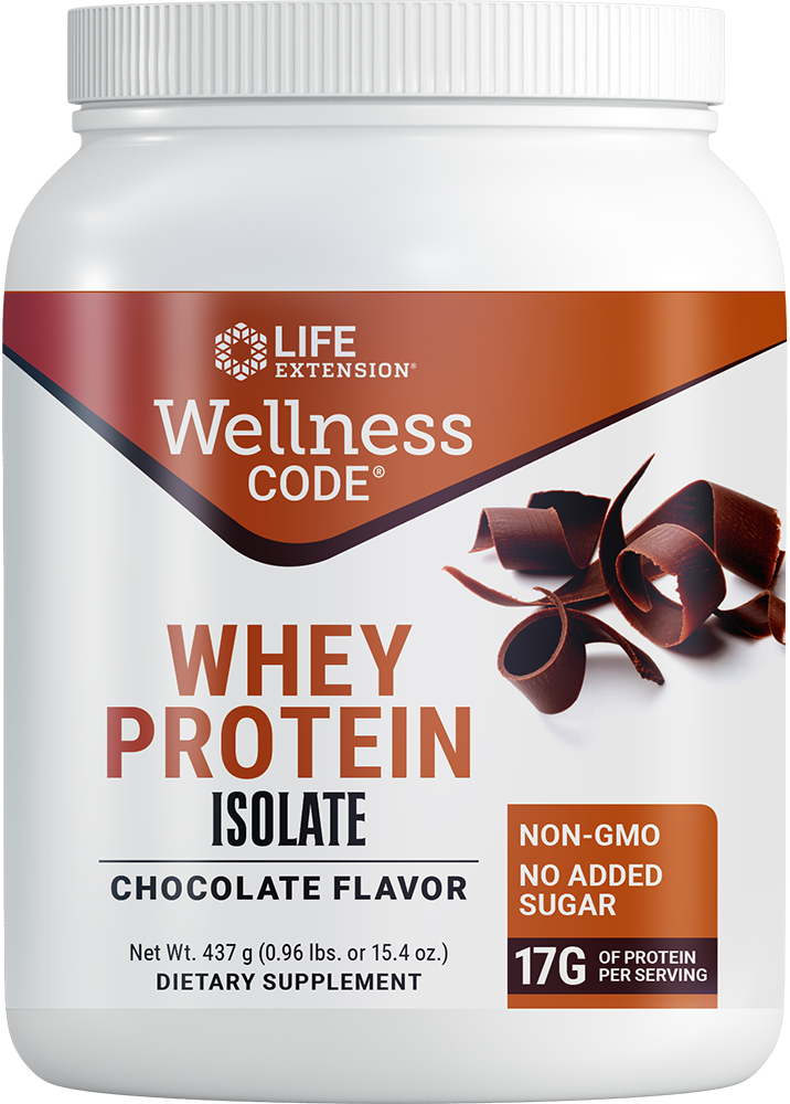 
Wellness Code® Whey Protein Isolate (Chocolate), 437 grams