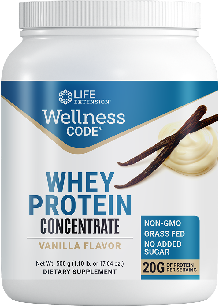 
Wellness Code® Whey Protein Concentrate (Vanilla), 500 grams
