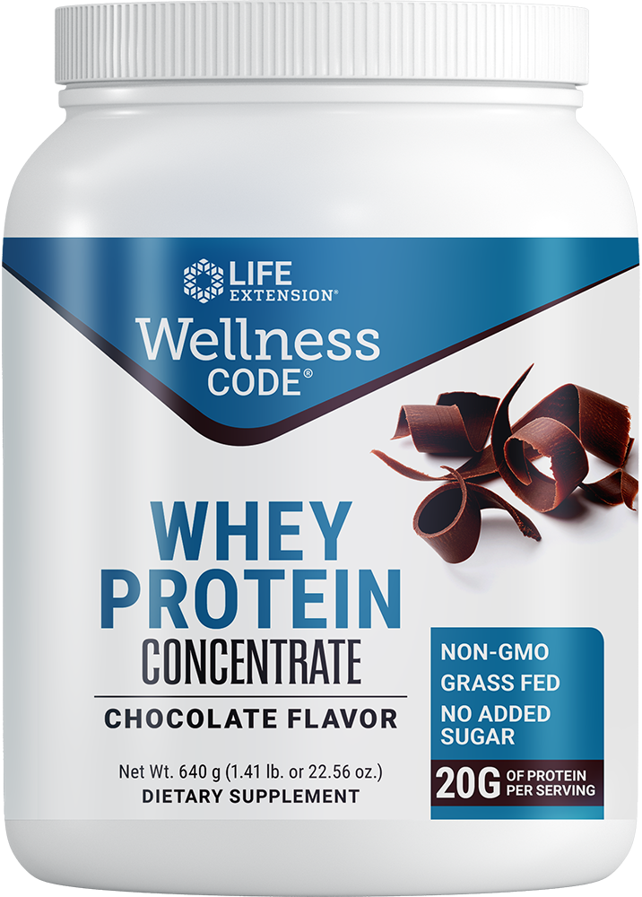 
Wellness Code® Whey Protein Concentrate (Chocolate), 640 grams